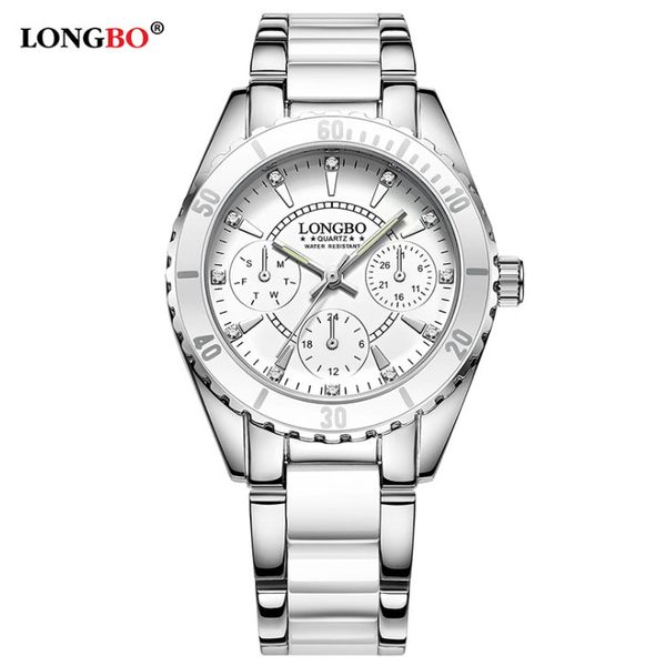 new fashion three-eye ceramic steel strap women's watch waterproof fashion watch luminous quartz watch, Slivery;brown
new fashion three-eye ceramic steel strap women's watch waterproof fashion watch luminous quartz watch, Slivery;brown