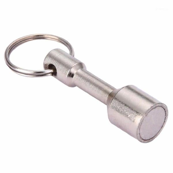 super strong metal magnet keychain split ring pocket keyring hanging holder 221, Silver
super strong metal magnet keychain split ring pocket keyring hanging holder 221, Silver