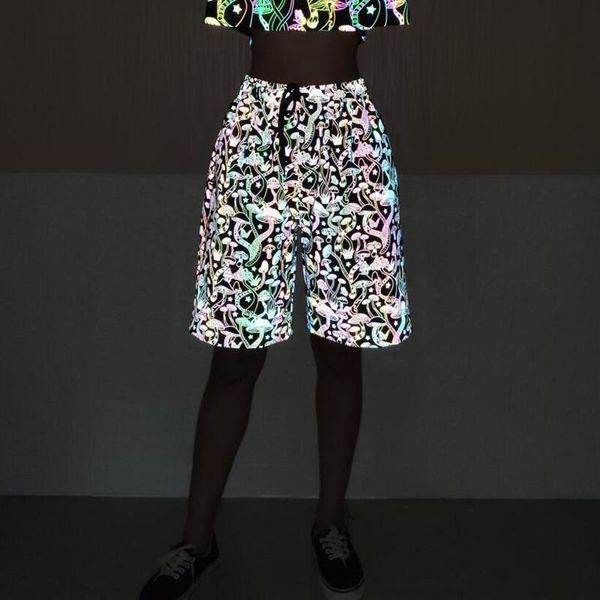 men's shorts men hip hop night dance colorful reflective mushroom bermuda man harajuku streetwear drawstring casual joggers, White;black
men's shorts men hip hop night dance colorful reflective mushroom bermuda man harajuku streetwear drawstring casual joggers, White;black