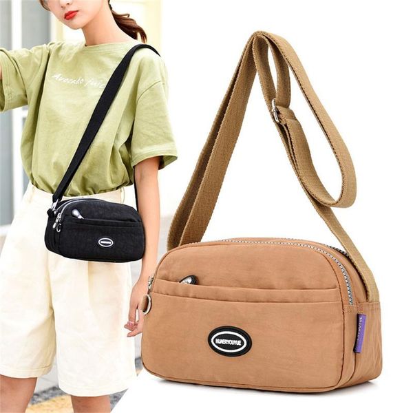 nylon messenger bag womens waterproof elegant daily handbag multi-functional pockets women's shoulder messenger bag
nylon messenger bag womens waterproof elegant daily handbag multi-functional pockets women's shoulder messenger bag