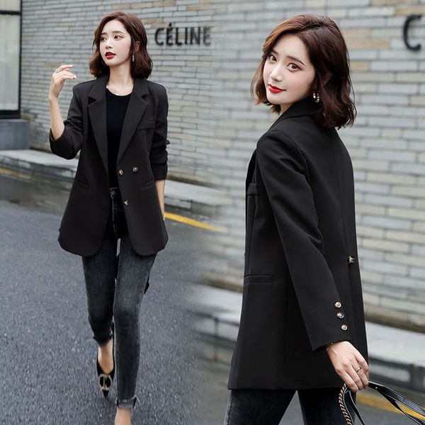 autumn 2020 lattice solid color blazer jacket women's korean waist down british style suit fashion hong kong style top, White;black
autumn 2020 lattice solid color blazer jacket women's korean waist down british style suit fashion hong kong style top, White;black