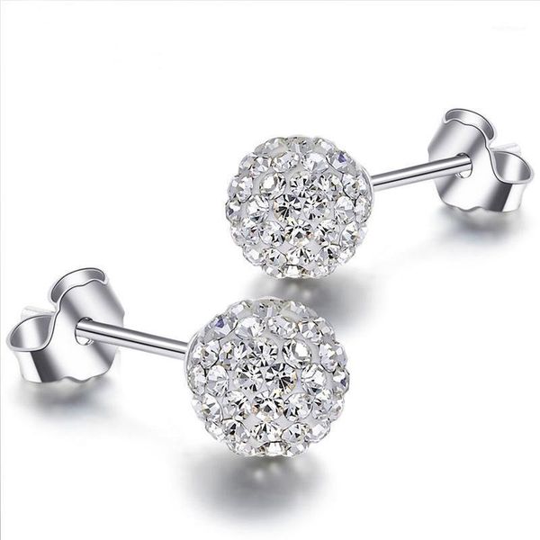 stud fashion full zircon crystal round ball earrings glittering ear jewelry for women gifts drop s-e351, Golden;silver
stud fashion full zircon crystal round ball earrings glittering ear jewelry for women gifts drop s-e351, Golden;silver