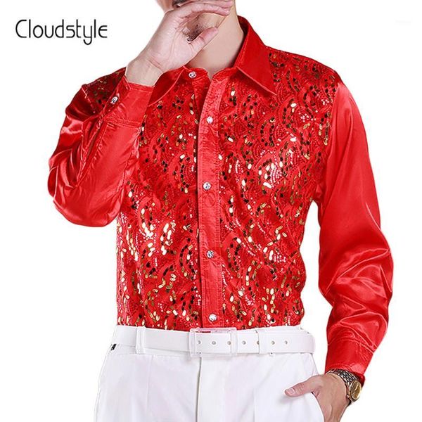 cloudstyle 2019 brand new men shirts fashion luxury long sleeve bright scales tuxedo shirt stage shirt for singers1, White;black
cloudstyle 2019 brand new men shirts fashion luxury long sleeve bright scales tuxedo shirt stage shirt for singers1, White;black
