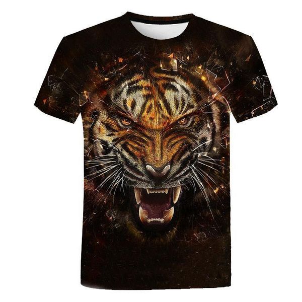 men t-shirt o collar t shirt ferocious tiger and lion short sleeved funny tshirt 3d printing casual men's t shirt summer new top, White;black
men t-shirt o collar t shirt ferocious tiger and lion short sleeved funny tshirt 3d printing casual men's t shirt summer new top, White;black