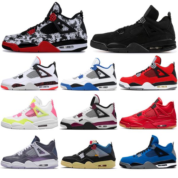2021 breathable jumpman 4 4s basketball shoes for men noir tattoo black cat bred lightning women mens trainers sports sneakers 36-47
2021 breathable jumpman 4 4s basketball shoes for men noir tattoo black cat bred lightning women mens trainers sports sneakers 36-47