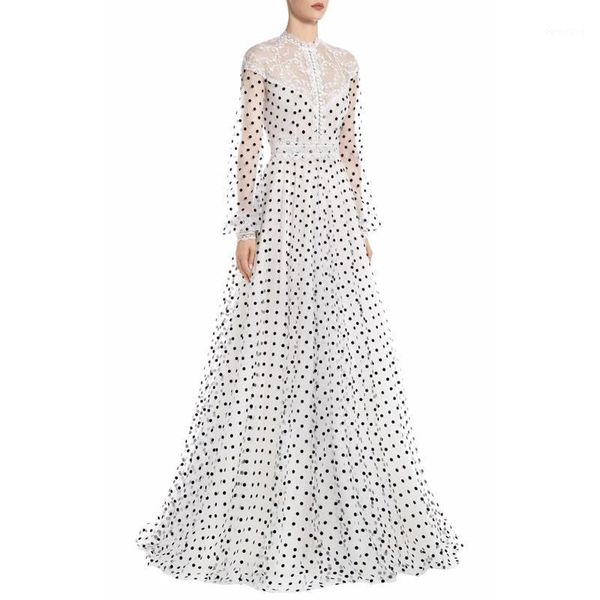 autumn vintage lace patchwork polka dot maxi dresses for women 2020 runway designers long sleeve pleated chiffon dress1, Black;gray
autumn vintage lace patchwork polka dot maxi dresses for women 2020 runway designers long sleeve pleated chiffon dress1, Black;gray