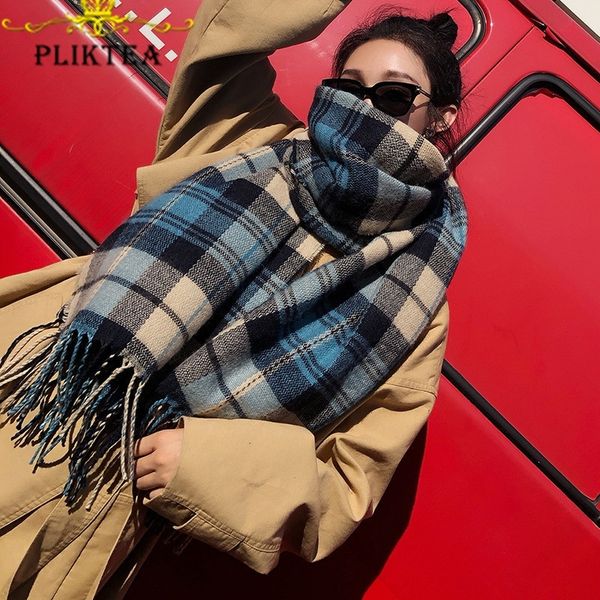 faux cashmere plaid scarf for women wool pashmina winter warm shawl female plaid poncho ladies thick blanket tassel scarves y200103, Blue;gray
faux cashmere plaid scarf for women wool pashmina winter warm shawl female plaid poncho ladies thick blanket tassel scarves y200103, Blue;gray