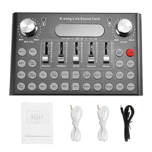 professional sound card microphone voice music o usb headset entertainment karaoke steamers k-song live sound card f0071
professional sound card microphone voice music o usb headset entertainment karaoke steamers k-song live sound card f0071