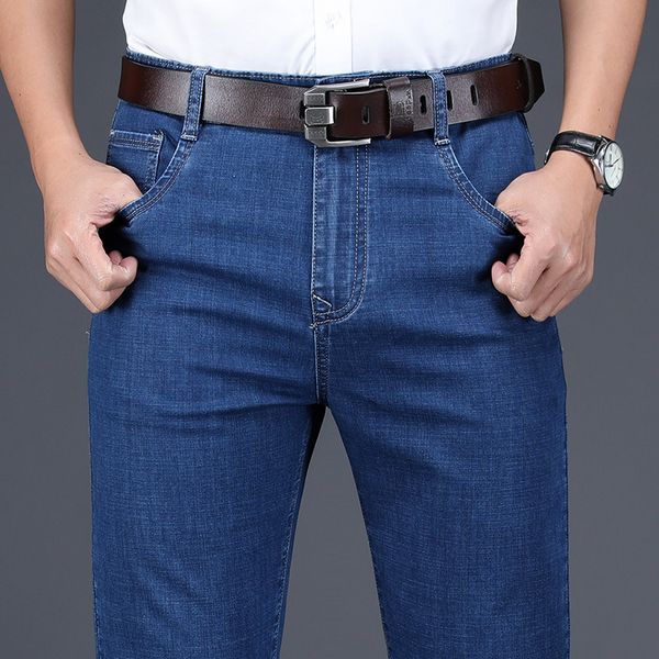 2020 fall new men's solid color jeans loose straight-leg business formal casual pants classic high-waist stretch slim trousers q0105, Black;white
2020 fall new men's solid color jeans loose straight-leg business formal casual pants classic high-waist stretch slim trousers q0105, Black;white