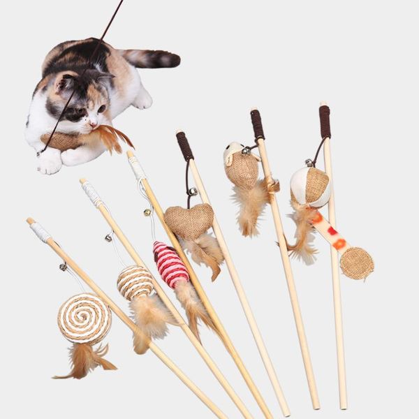 cat toys interactive feather wandwith bell mouse ball cats teaser stick pet products supplies
cat toys interactive feather wandwith bell mouse ball cats teaser stick pet products supplies
