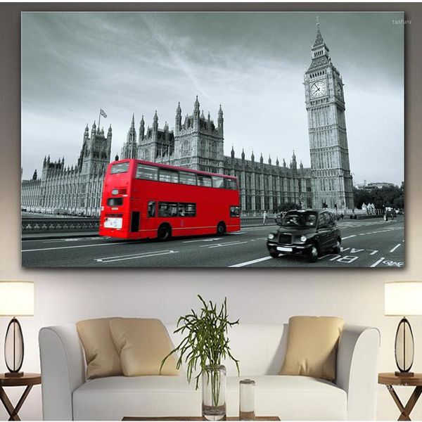 yumeart big ben new york city red bus and street tower of london canvas painting posters and prints wall art home decoration1
yumeart big ben new york city red bus and street tower of london canvas painting posters and prints wall art home decoration1
