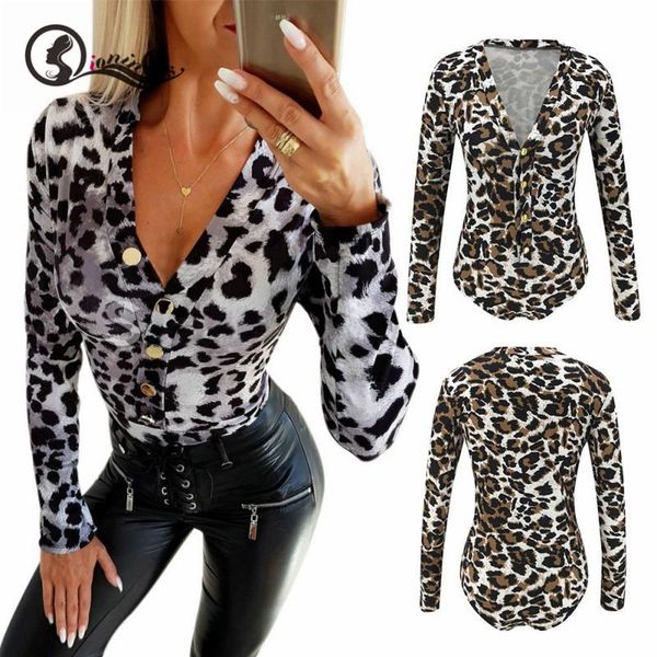 women's jumpsuits & rompers 2021 women bodysuits leopard print v-neck long sleeve loose playsuit party club fashion jumpsuit, Black;white
women's jumpsuits & rompers 2021 women bodysuits leopard print v-neck long sleeve loose playsuit party club fashion jumpsuit, Black;white