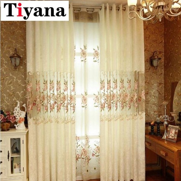europe luxury embroidered window curtains for living room bedroom rideaux pour le salon mode treatment drapes home decor p231-21
europe luxury embroidered window curtains for living room bedroom rideaux pour le salon mode treatment drapes home decor p231-21
