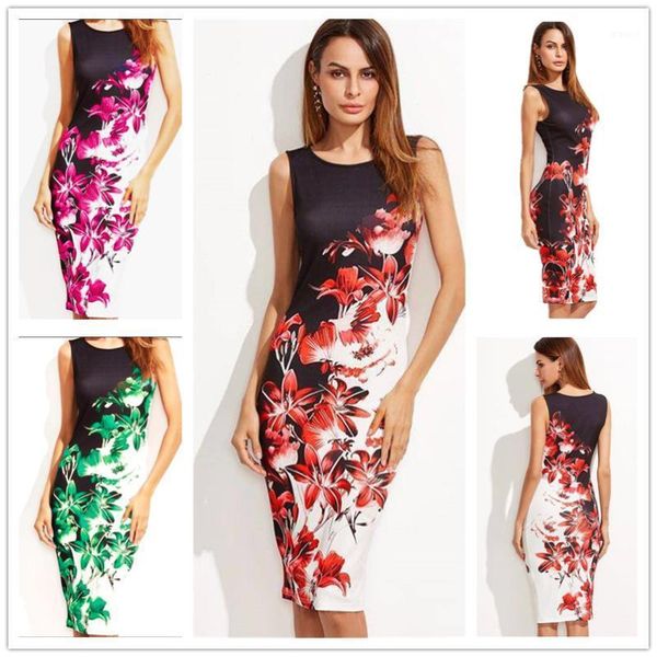 4xl 5xl plus size dress women floral print dress summer sleeveless dresses slim bodycon pencil office lady vestidos1, Black;gray
4xl 5xl plus size dress women floral print dress summer sleeveless dresses slim bodycon pencil office lady vestidos1, Black;gray