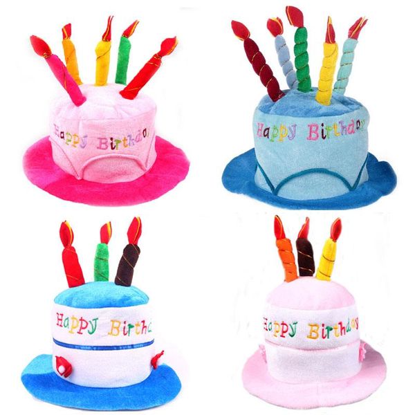 Party Performing Cap Kids Birthday Cake Hat Christmas Decoration Mascot Birthday Decorations Party Decoration Hat