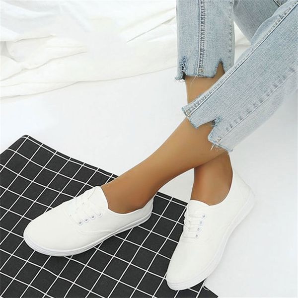 2020 spring loafers canvas shoe sneakers for women shoes breathable women's casual shoes lace up solid color woman shoes 35-41 lj200820, Black
2020 spring loafers canvas shoe sneakers for women shoes breathable women's casual shoes lace up solid color woman shoes 35-41 lj200820, Black