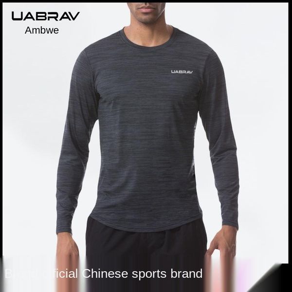 uabrav cross-border new long-sleeved fitness men's outdoor casual loose fitness amazon running sports quick drying clothes, Gray;blue
uabrav cross-border new long-sleeved fitness men's outdoor casual loose fitness amazon running sports quick drying clothes, Gray;blue