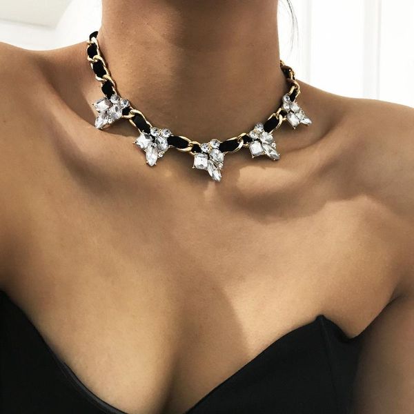 2020 punk miami cuban choker necklace collar statement crystal chunky aluminum gold color thick chain necklace women jewelry, Golden;silver
2020 punk miami cuban choker necklace collar statement crystal chunky aluminum gold color thick chain necklace women jewelry, Golden;silver