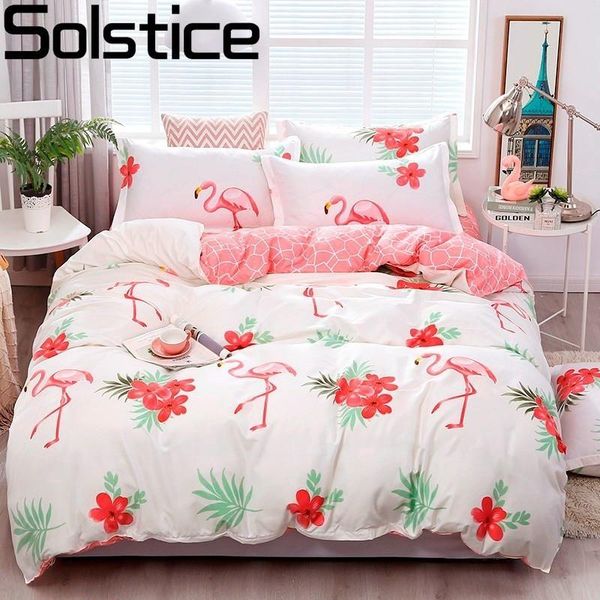 solstice simple print cartoon pink flamingo bed linens 3/4pcs soft comfortable duvet cover bed sheet pillowcase king size
solstice simple print cartoon pink flamingo bed linens 3/4pcs soft comfortable duvet cover bed sheet pillowcase king size