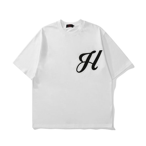 embroidery letter white black short sleeve t shirt men and women cotton round neck summer tees
embroidery letter white black short sleeve t shirt men and women cotton round neck summer tees