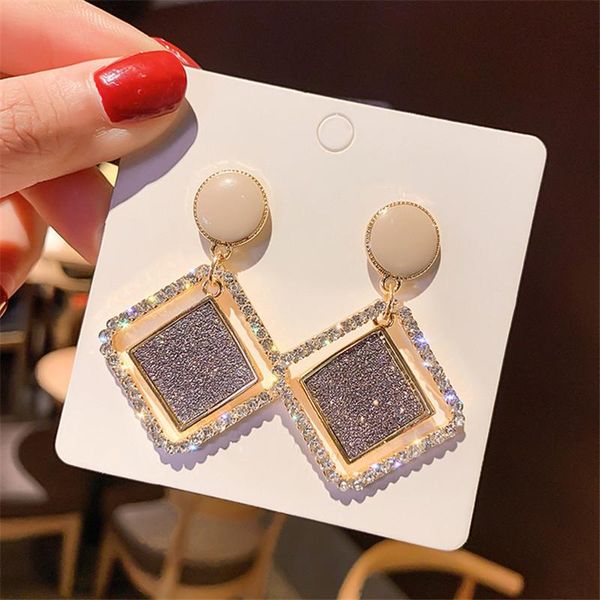 charmsmic square sequin dangle earrings south korean japan style geometric ear jewelry shinny water rhinestone new design 2021, Silver
charmsmic square sequin dangle earrings south korean japan style geometric ear jewelry shinny water rhinestone new design 2021, Silver