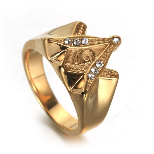 cluster rings white zircon men's gold mason ason masonic ring 316l stainless steel, Golden;silver
cluster rings white zircon men's gold mason ason masonic ring 316l stainless steel, Golden;silver