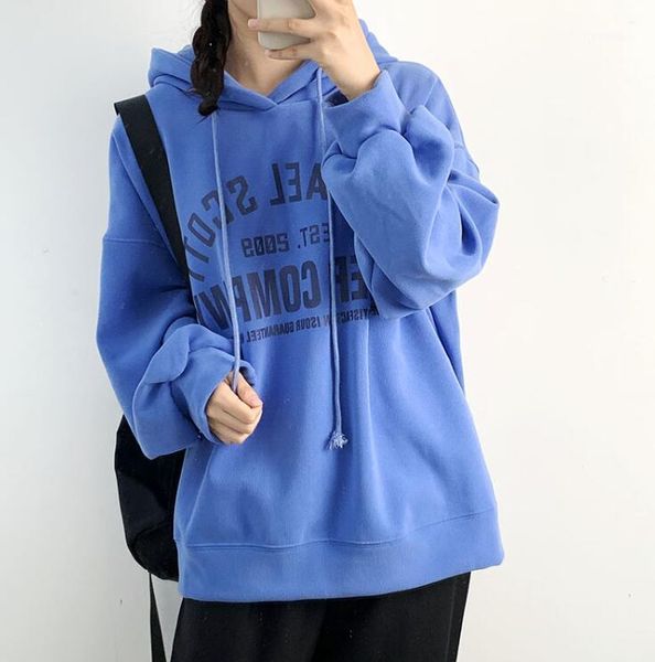 vintage letter print loose hooded drawstring pullover sweatshirt women1, Black
vintage letter print loose hooded drawstring pullover sweatshirt women1, Black