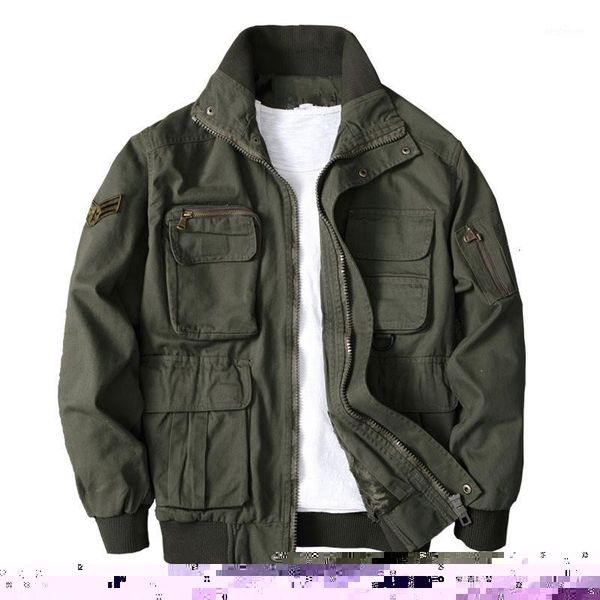 men's jackets autumn men camouflage jacket multi pockets army fleece lining coat stand collar loose casual tactical bomber jacket1, Black;brown
men's jackets autumn men camouflage jacket multi pockets army fleece lining coat stand collar loose casual tactical bomber jacket1, Black;brown
