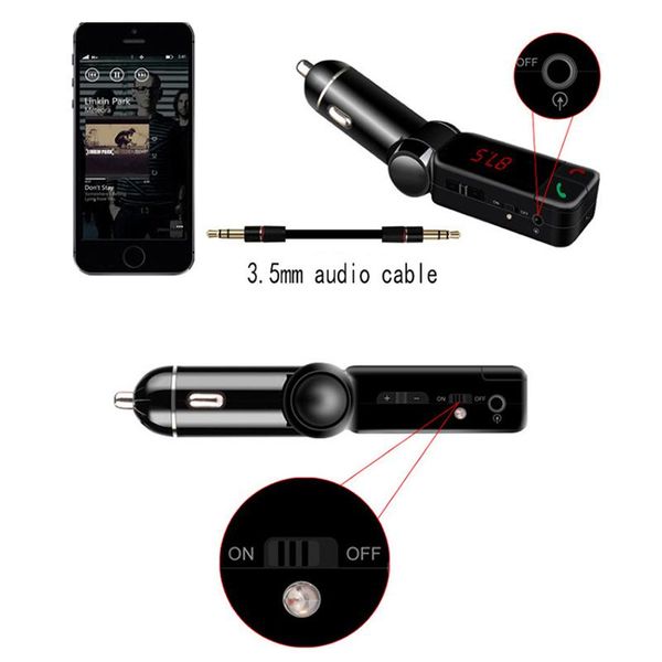 bluetooth fm transmitter wireless mp3 player car kit dual usb for universal phones @m23
bluetooth fm transmitter wireless mp3 player car kit dual usb for universal phones @m23