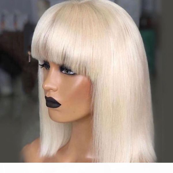 130% short bob wig 613 fringe wig with bangs color remy brazilian t lace front human hair ombre closure for black women, Black;brown
130% short bob wig 613 fringe wig with bangs color remy brazilian t lace front human hair ombre closure for black women, Black;brown