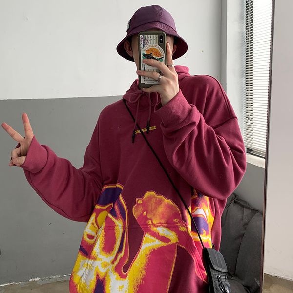 2021 new privathinker men's casual oversize hooded hoodies man graphic printed sweatshirts male korean streetwear hoodie 3t38, Black
2021 new privathinker men's casual oversize hooded hoodies man graphic printed sweatshirts male korean streetwear hoodie 3t38, Black