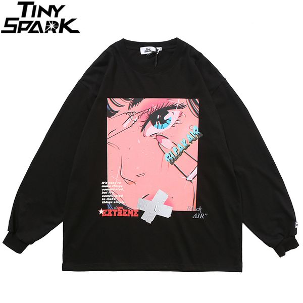 2020 men hip hop oversized t shirt long sleeve streetwear japanese anime girl tshirt harajuku cartoon tees cotton loose 1021, White;black
2020 men hip hop oversized t shirt long sleeve streetwear japanese anime girl tshirt harajuku cartoon tees cotton loose 1021, White;black