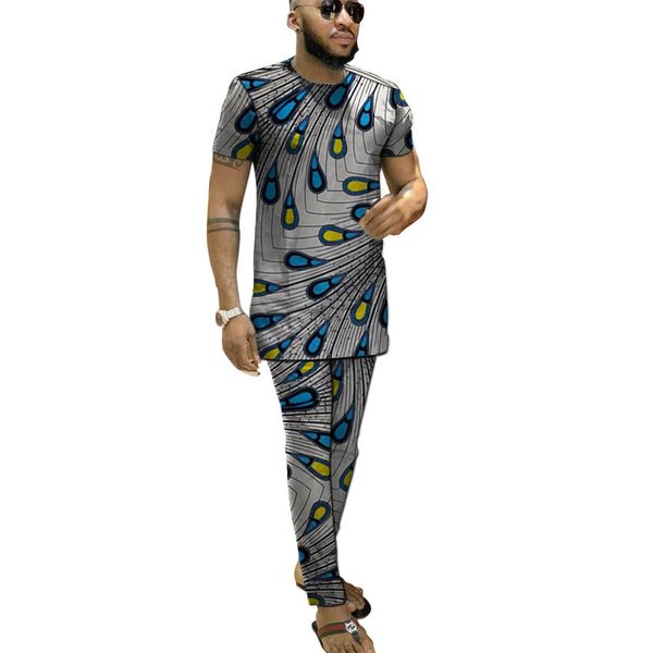 african clothes print men's set clothing shirt with trouser ankara fashion pant sets customize wedding man formal outfits 1022, Gray
african clothes print men's set clothing shirt with trouser ankara fashion pant sets customize wedding man formal outfits 1022, Gray