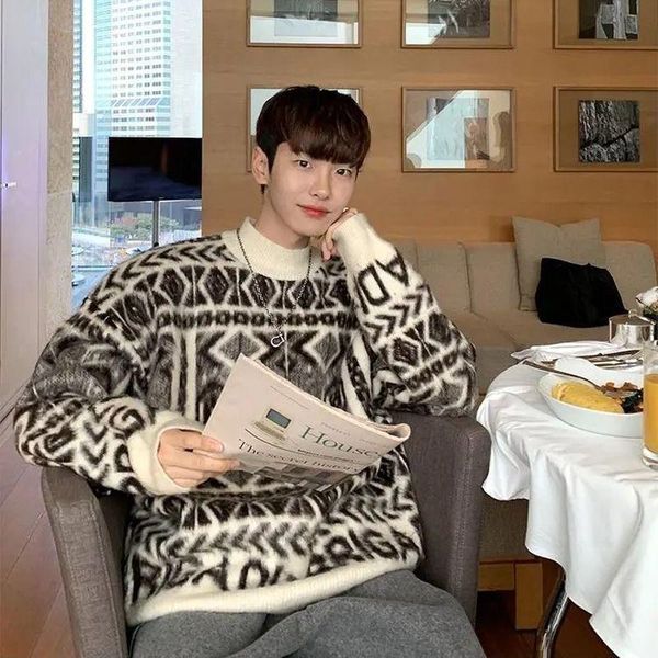 e-baihui sweater men jumpers knitted harajuku hip hop streetwear men knitwear clothing pullover oversize sweaters q121707, White;black
e-baihui sweater men jumpers knitted harajuku hip hop streetwear men knitwear clothing pullover oversize sweaters q121707, White;black