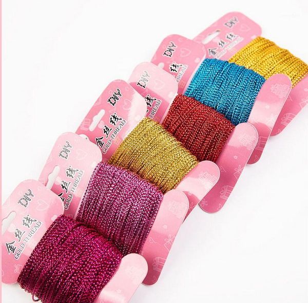 yarn 20 meters 1mm rope gold silver red cord thread string strap ribbon tag line bracelet making no-slip clothing gift deco1, Black;white
yarn 20 meters 1mm rope gold silver red cord thread string strap ribbon tag line bracelet making no-slip clothing gift deco1, Black;white