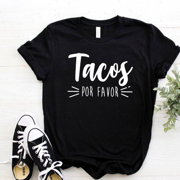 tacos por favor print women tshirt cotton casual funny t shirt for lady girl tee hipster drop ship na 293, White
tacos por favor print women tshirt cotton casual funny t shirt for lady girl tee hipster drop ship na 293, White