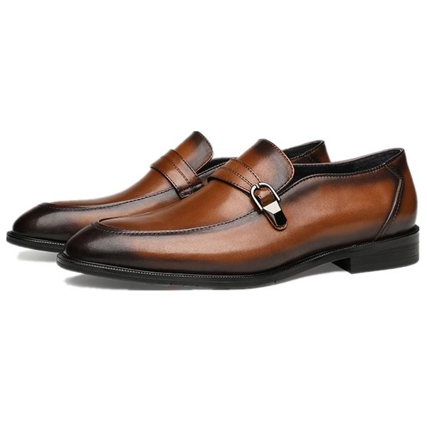 fashion brown / black loafers mens dress shoes genuine leather wedding formal prom shoes male social
fashion brown / black loafers mens dress shoes genuine leather wedding formal prom shoes male social