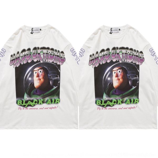 70via tkpa dark high street cartoon and long sleeve t-shirt printed hip-hop fashion t-shirt sweater brand loose men sweater ins women fashio, Black
70via tkpa dark high street cartoon and long sleeve t-shirt printed hip-hop fashion t-shirt sweater brand loose men sweater ins women fashio, Black