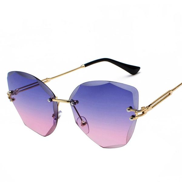 sunglasses rimless brand designer women gradient lense sun glasses fashion lenses shades ladies oculos, White;black
sunglasses rimless brand designer women gradient lense sun glasses fashion lenses shades ladies oculos, White;black