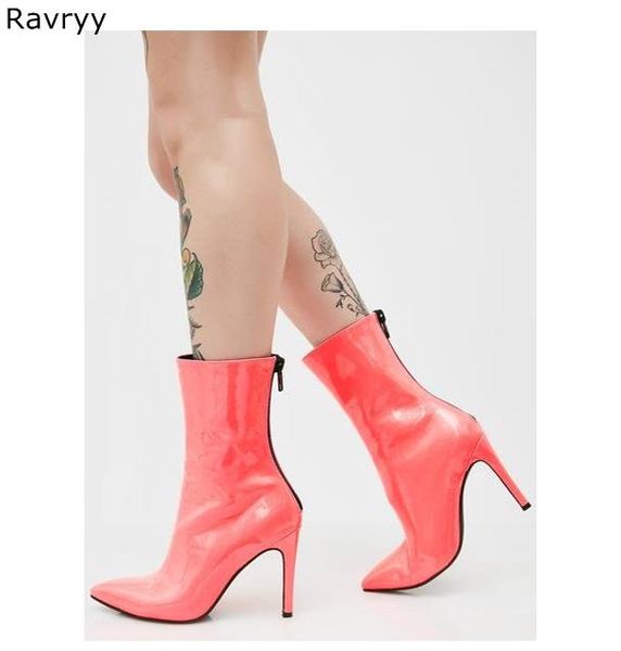 boots tangerine leather woman short fashion pointed toe concise female booties thin heel model outfit party club show dress shoe, Black
boots tangerine leather woman short fashion pointed toe concise female booties thin heel model outfit party club show dress shoe, Black