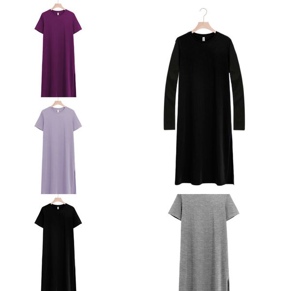 casual women split long dress o-neck short sleeve solid blue summer cotton t shirt dress sales m30465 h1210, Black;gray
casual women split long dress o-neck short sleeve solid blue summer cotton t shirt dress sales m30465 h1210, Black;gray
