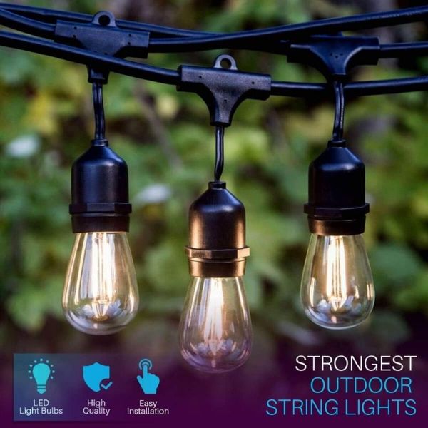 ip65 17m 24 bulbs s14 string lights waterproof e27 led retro edison filament bulb outdoor garden holiday wedding lights string
ip65 17m 24 bulbs s14 string lights waterproof e27 led retro edison filament bulb outdoor garden holiday wedding lights string