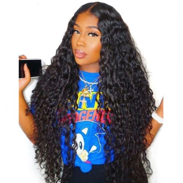 brazilian water wave human hair wigs middle part full machine made human hair wigs for black women, Black;brown
brazilian water wave human hair wigs middle part full machine made human hair wigs for black women, Black;brown