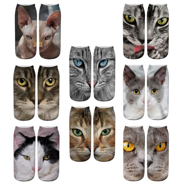 design 3d printed mens womens christmas socks funny creative pet cat face cotton socks harajuku children low ankle socks, Black
design 3d printed mens womens christmas socks funny creative pet cat face cotton socks harajuku children low ankle socks, Black