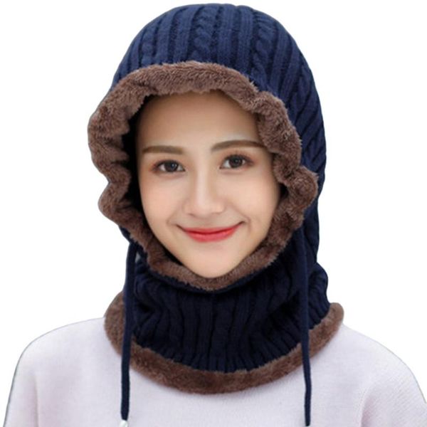 women winter warm knitted balaclava hat plush lined ski earflap hood cap scarf m7dd, Blue;gray
women winter warm knitted balaclava hat plush lined ski earflap hood cap scarf m7dd, Blue;gray