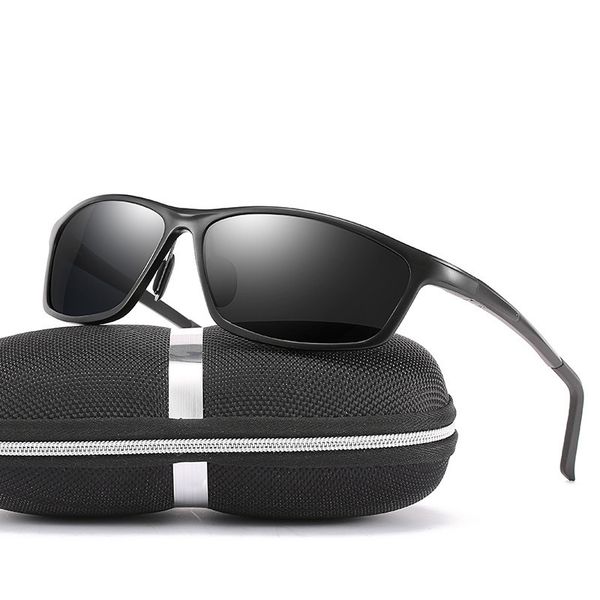 2021 men's polarized sunglasses aluminum magnesium frame fashion outdoor sports driving glasses for men with uv400, White;black
2021 men's polarized sunglasses aluminum magnesium frame fashion outdoor sports driving glasses for men with uv400, White;black