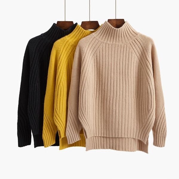 2021 new turtleneck pullover women cotton jumper autumn winter korean trui jersey mujer knitted pull femme hiver streetwear sweater 5zuc, Black;gray
2021 new turtleneck pullover women cotton jumper autumn winter korean trui jersey mujer knitted pull femme hiver streetwear sweater 5zuc, Black;gray