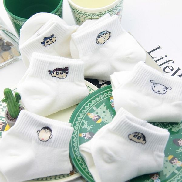 east gate spring new female short cotton cartoon animation white low cute and white socks korean socks wcfxz, Black
east gate spring new female short cotton cartoon animation white low cute and white socks korean socks wcfxz, Black