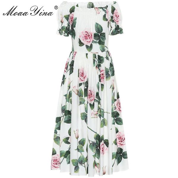 casual dresses moaayina fashion designer dress spring summer women's puff sleeve rose floral-print vacation cotton, Black;gray
casual dresses moaayina fashion designer dress spring summer women's puff sleeve rose floral-print vacation cotton, Black;gray