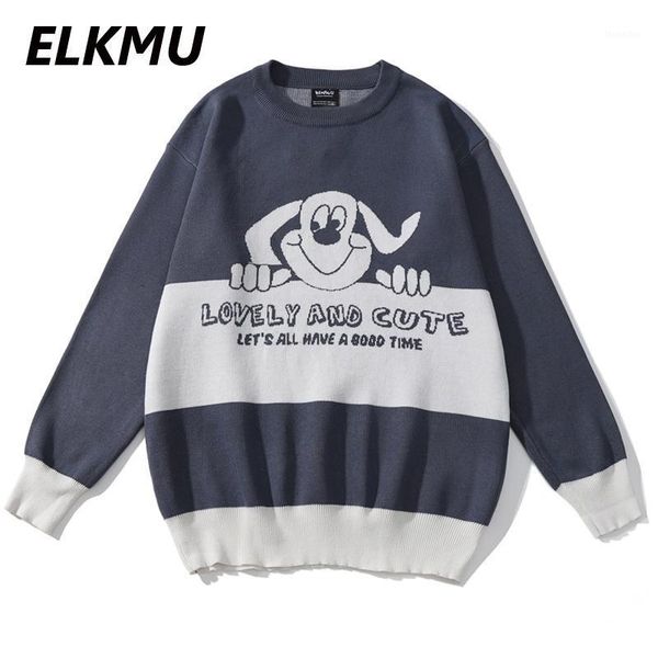 men's sweaters elkum patchwork knitted lovely and cute dog print jumper sweater streetwear casual crewneck color block he4251, White;black
men's sweaters elkum patchwork knitted lovely and cute dog print jumper sweater streetwear casual crewneck color block he4251, White;black